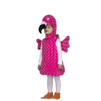 Costume fenicottero peluche infantile