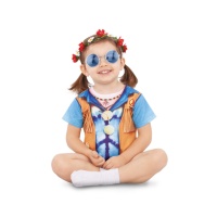 Maglietta costume hippie da bebè