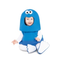 Costume Cookie Monster Sesame Street da bebè