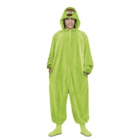 Costume Oscar the Grouch Sesame Street da adulto