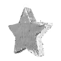 Pinata 3D stellare metalizzata di 45 cm