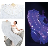 Ventaglio LED bianco 75 x 150 cm