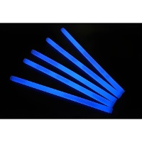 Bastoncini luminosi blu da 25 cm - confezione da 25