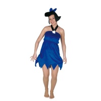 Costume cavernicolo con copricapo da donna