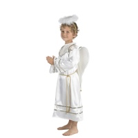 Costume angelo con aureola da bambini