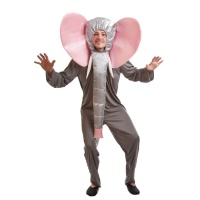 Costume elefante con cappuccio da adulto