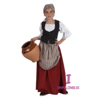 Costume oste medievale da bambina