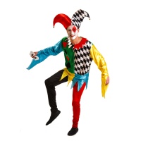 Costume arlecchino colorato