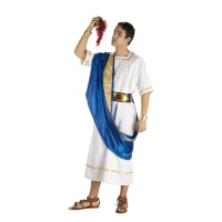 Costume Cesare Romano blu da uomo