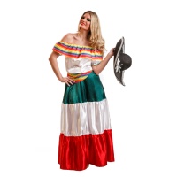 Costume da mariachi bianco per donna