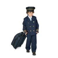 Costume pilota di aereo infantile