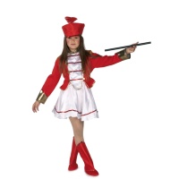 Costume majorette con berretto da bambina