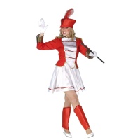 Costume majorette con berretto da donna