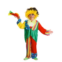 Costume clown con pois da bambino