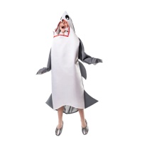 Costume da squalo bianco per bambini