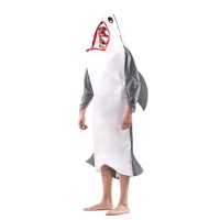 Costume da squalo bianco per adulti