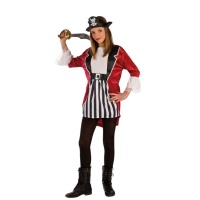 Costume pirata corsaro inglese da bambina