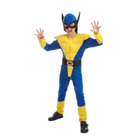 Costume lupo supereroe da bambino