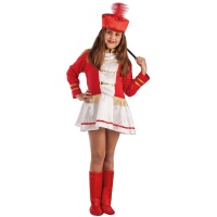 Costume da majorette artistica da bambina