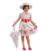 Costume governante bianco da bambina