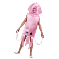 Costume calamaro rosa adulto