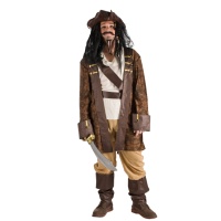 Costume da pirata Jack dei mari da uomo