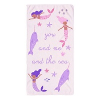 Asciugamano Sirena 140 x 70 cm