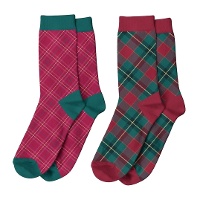 Calzini natalizi tartan - 1 paio