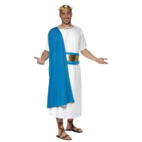 Costume senatore romano blu da uomo