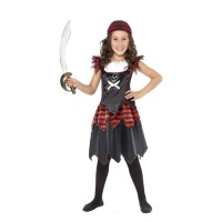 Costume da piratessa bucaniere per bambina
