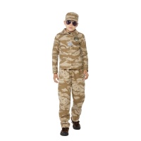 Costume soldato Desert Storm da bambino