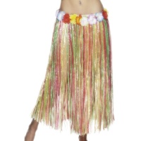 Gonna hawaiana lunga multicolore