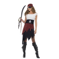 Costume bucaniere pirata da donna