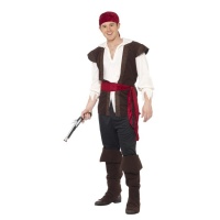 Costume pirata d'oltremare da uomo