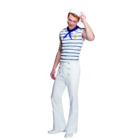 Costume da marinaio stile vintage per uomo