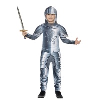 Costume cavaliere medievale con armatura da bambino