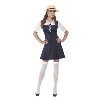 Costume scolara scout da donna