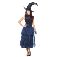 Costume strega blu da donna