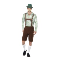 Costume da uomo bavarese verde