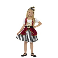 Costume da pirata elegante da bambina