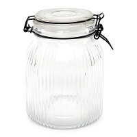 Vaso da 1,4 L con coperchio di vetro