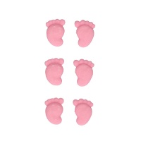 Figure di zucchero a forma di piedi - FunCakes - 16 unità