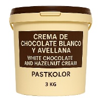 Crema di cioccolato bianco e nocciola da 6 kg - Pastkolor