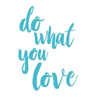 Stencil Do What You Love message 20 x 28,5 cm - Artis decor - 1 unità