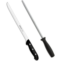 Coltello e affilatore per prosciutto Maitre - Arcos - 2 pz.