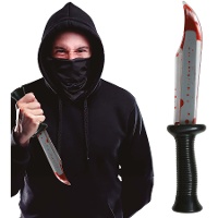 Coltello con sangue di 34 cm