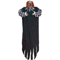 Figura clown sorriso sinistro da 1,90 m