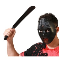 Maschera e machete dell'assassino - 2 pezzi