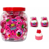 Cupcake gommosi ripieni da 16 g - 50 pezzi