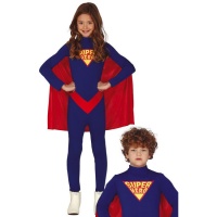 Costume da supereroe per bambini con mantello